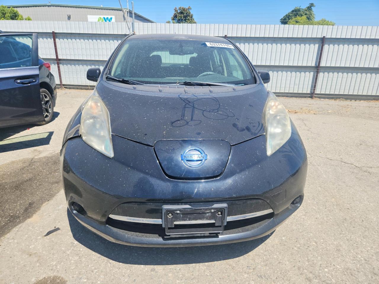 2015 Nissan Leaf Sv Black vin: 1N4AZ0CP8FC316620