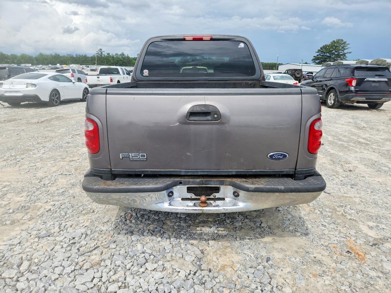 2002 Ford F150 Supercrew Серый vin: 1FTRW07652KC90002