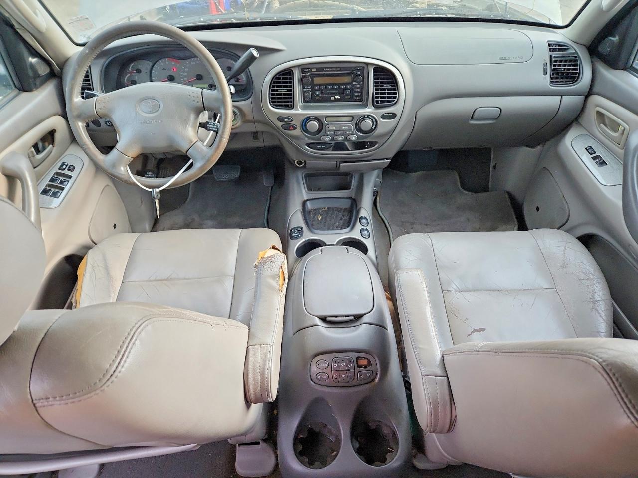 2002 Toyota Sequoia Limited Gray vin: 5TDZT38A02S137078
