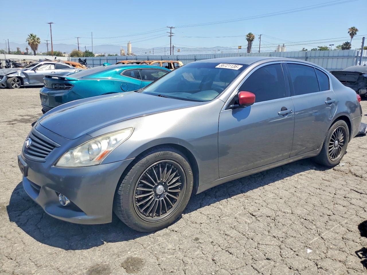 2012 Infiniti G37 Sedan Journey Silver vin: JN1CV6AP7CM628800