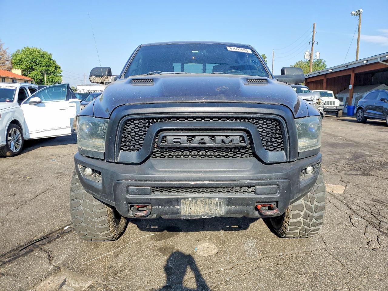 2015 Ram 1500 Rebel Gray vin: 1C6RR7YT6FS735977