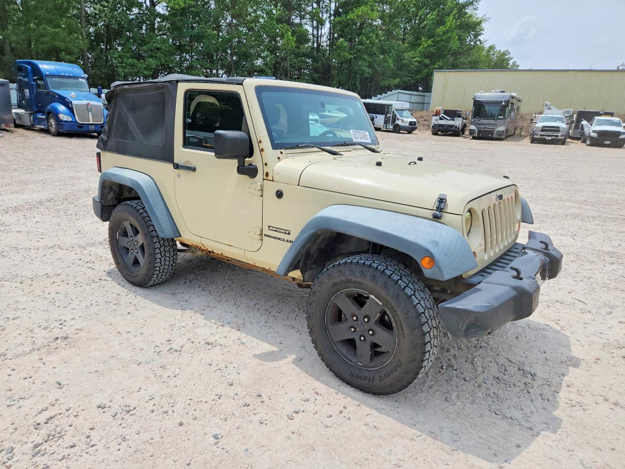 2011 Jeep Wrangler Sport Tan vin: 1J4AA2D11BL620366