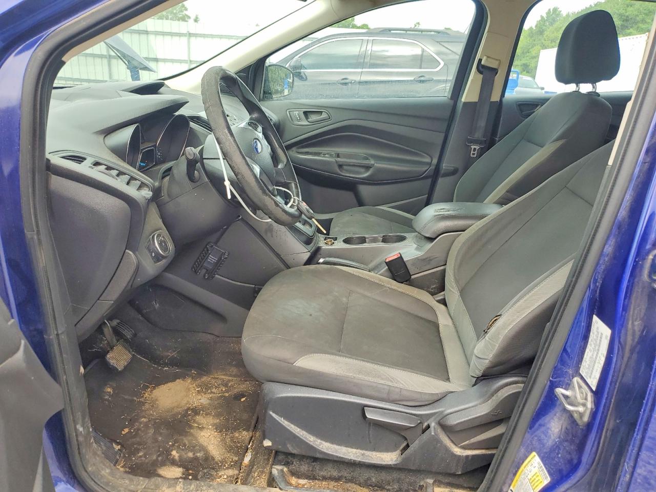 2016 Ford Escape S Blue vin: 1FMCU0F74GUC05423