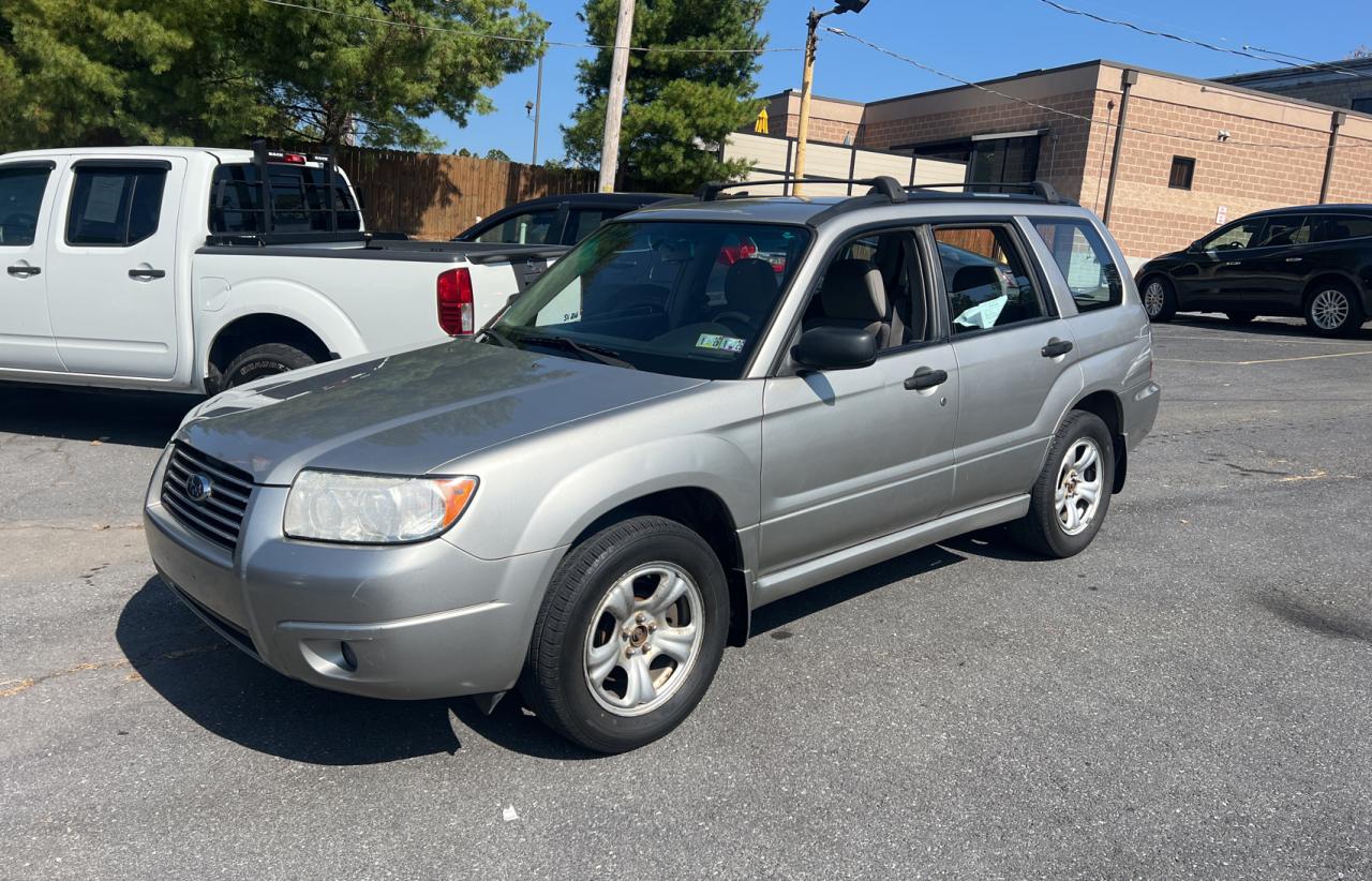 2007 Subaru Forester 2.5x Серебряный vin: JF1SG636X7G721151