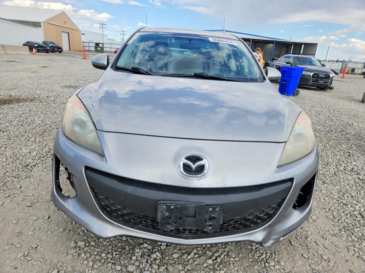 2013 Mazda 3 I Silver vin: JM1BL1U7XD1813066
