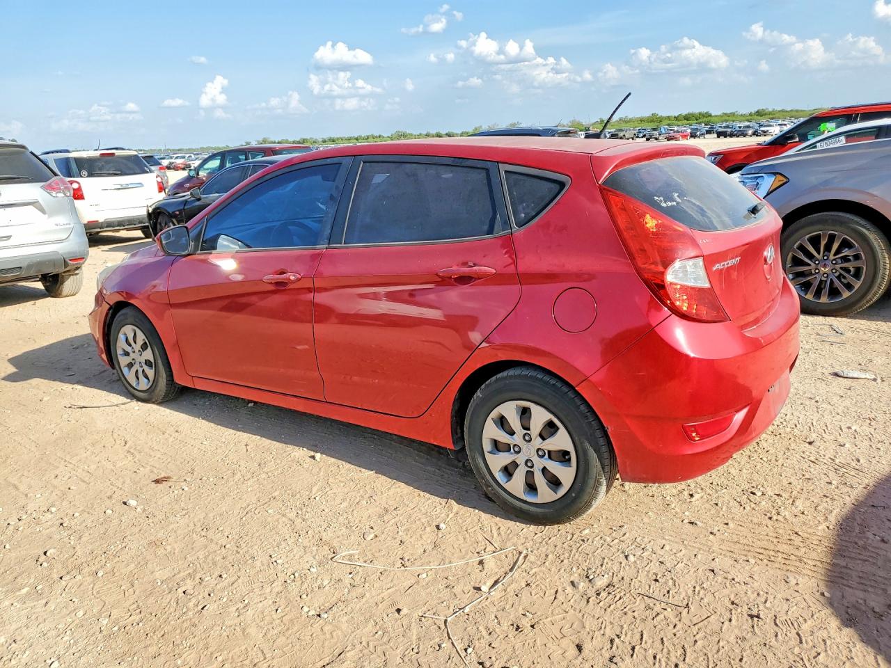 2015 Hyundai Accent Gs Red vin: KMHCT5AEXFU213661