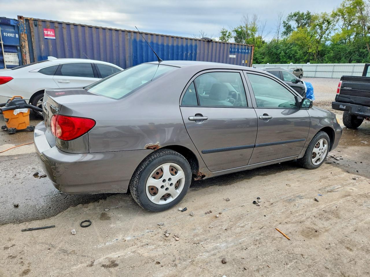 2006 Toyota Corolla Ce Gray vin: 1NXBR32E66Z624164