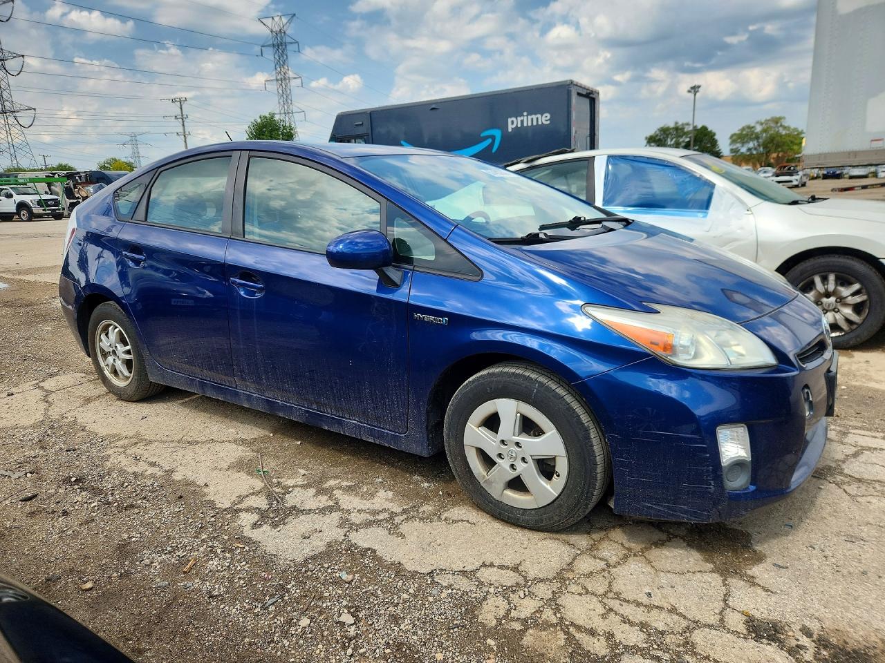 2010 Toyota Prius Ii Blue vin: JTDKN3DU3A5202828