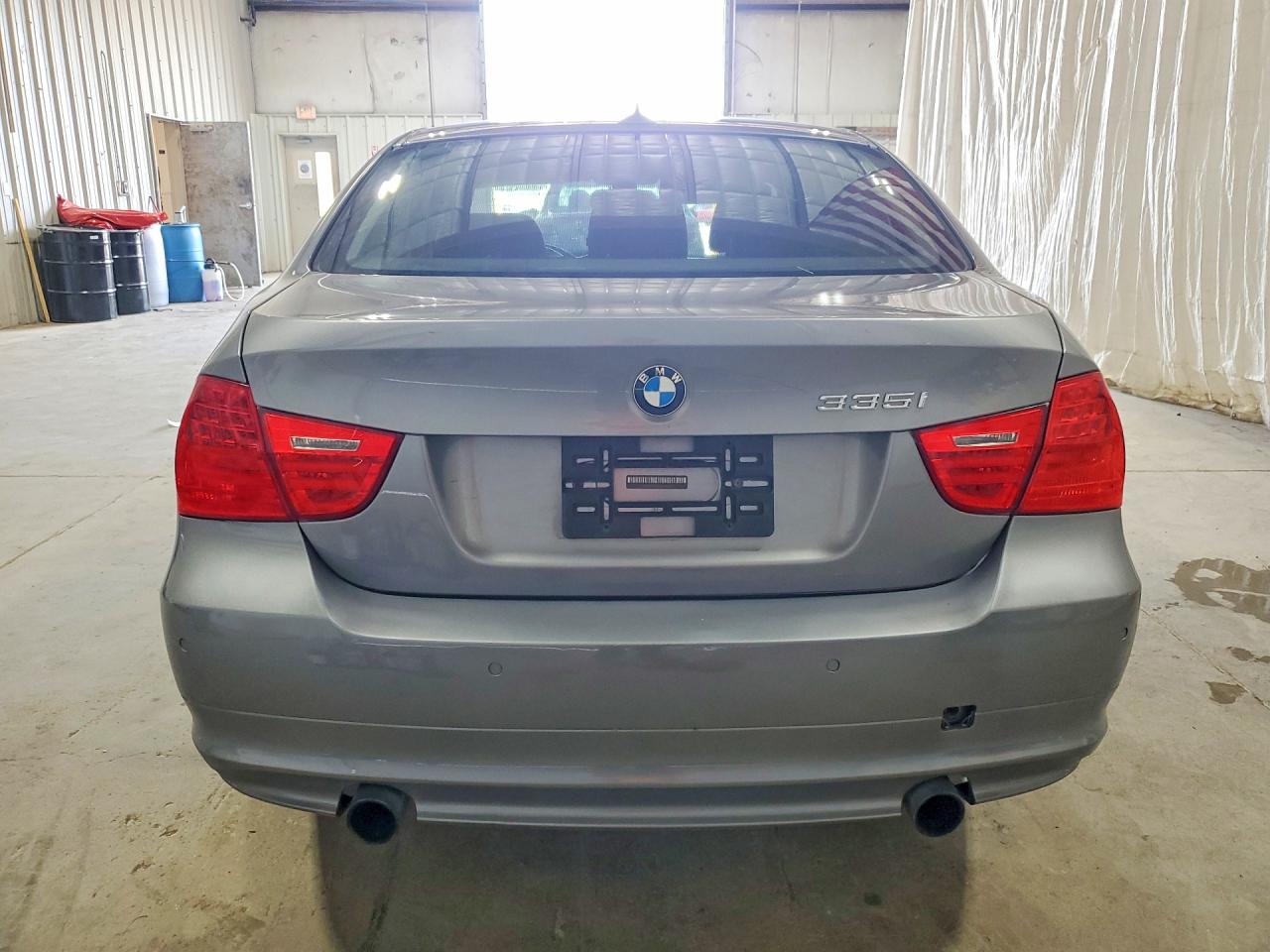 2011 Bmw 335 Xi Gray vin: WBAPL5C57BA920132