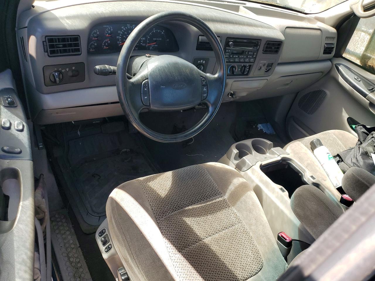 2001 Ford F250 Super Duty Blue vin: 1FTNX21F01EA74197