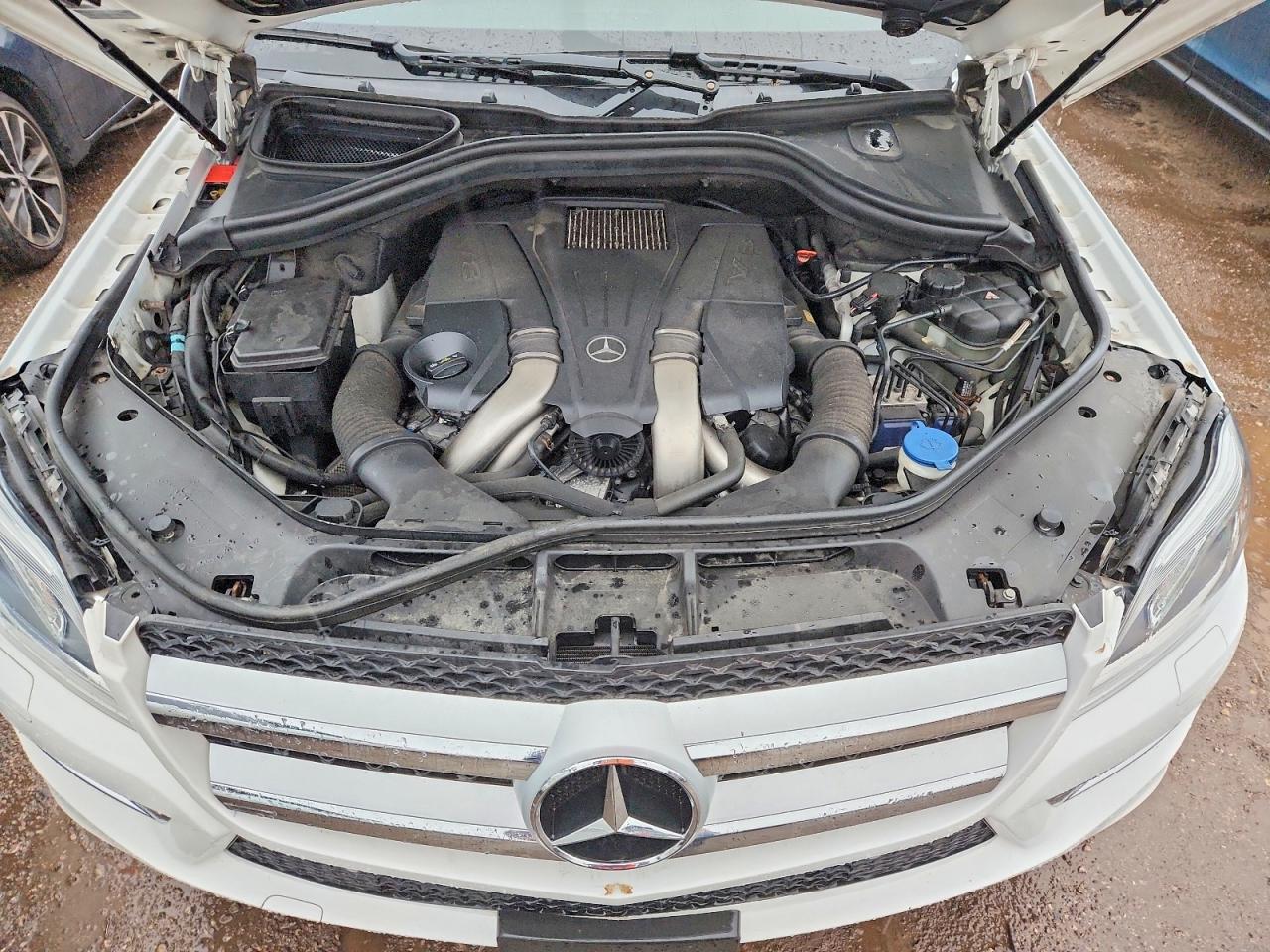 2014 Mercedes-benz Gl 450 4matic White vin: 4JGDF7CE7EA340288