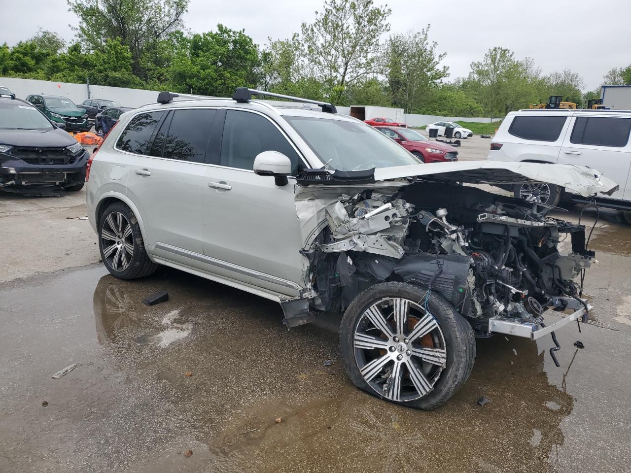 2020 Volvo Xc90 T6 Inscription Серебряный vin: YV4A221LXL1607974
