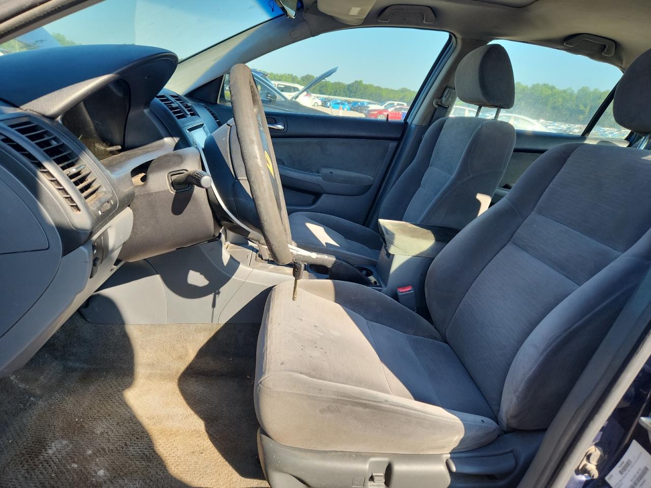2007 Honda Accord Ex Blue vin: 1HGCM56757A017854