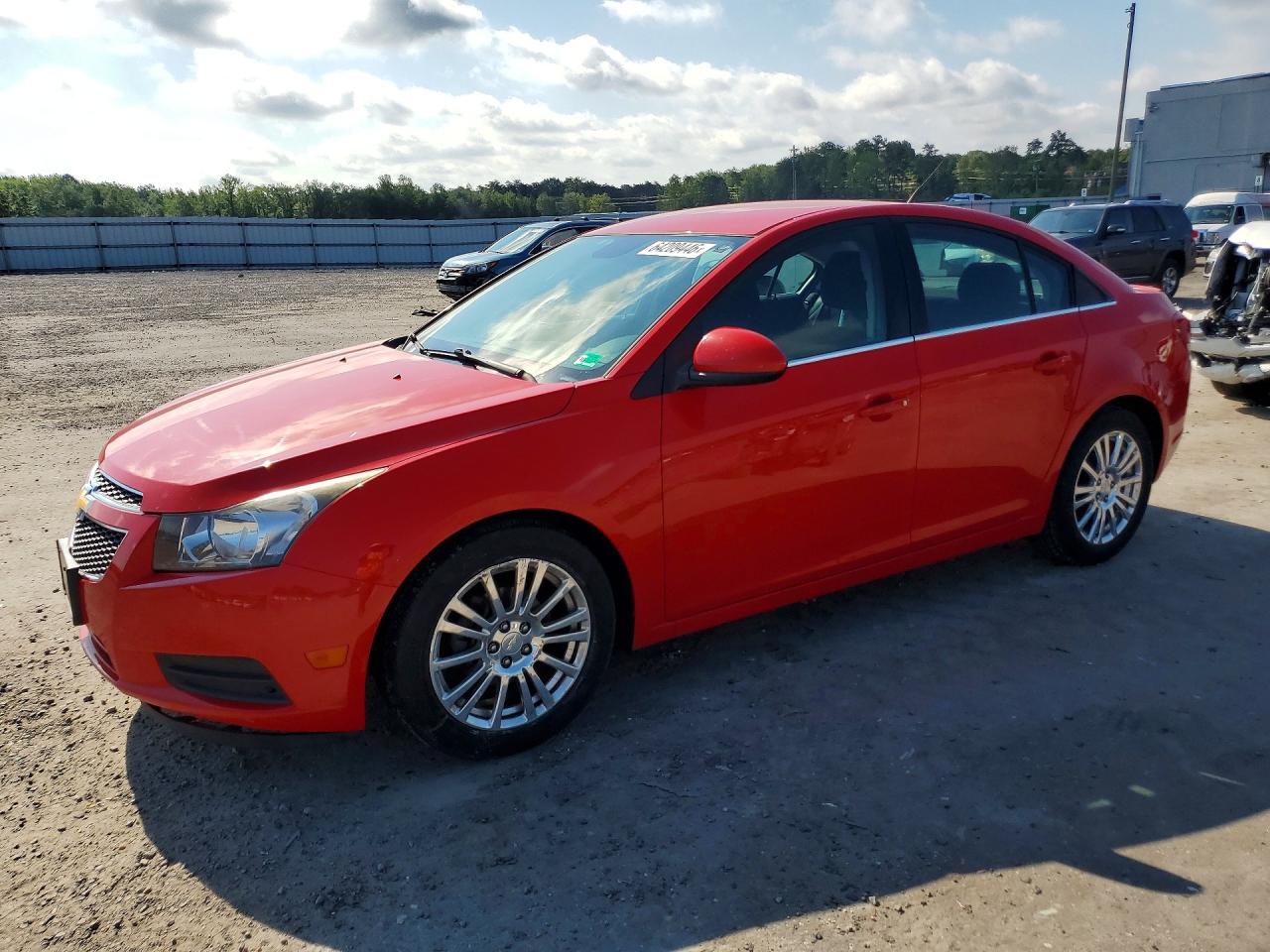 2014 Chevrolet Cruze Eco Red vin: 1G1PH5SB5E7315287