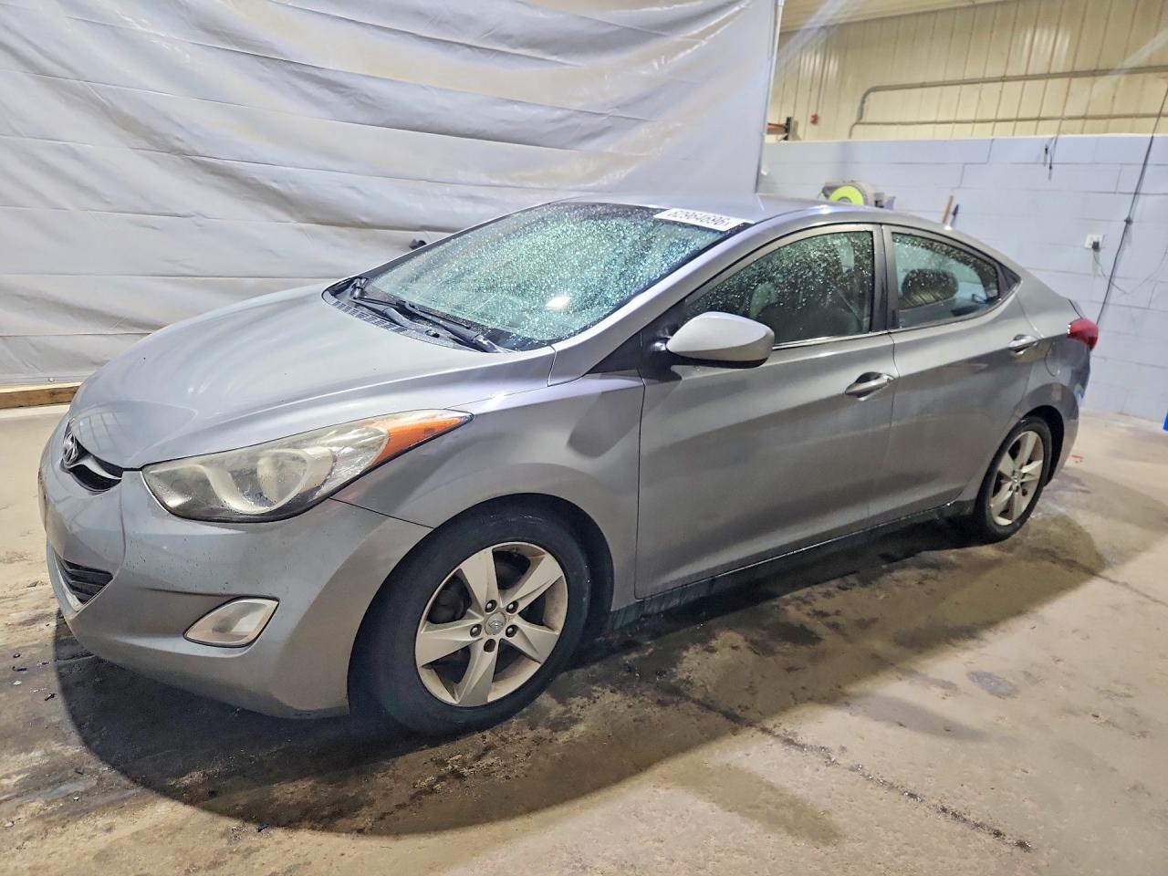 2013 Hyundai Elantra Gls Silver vin: KMHDH4AE7DU618373