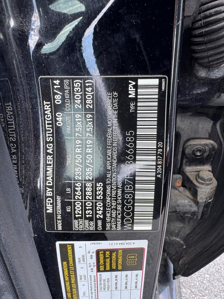 2015 Mercedes-benz Glk 350 4matic Black vin: WDCGG8JB7FG366685