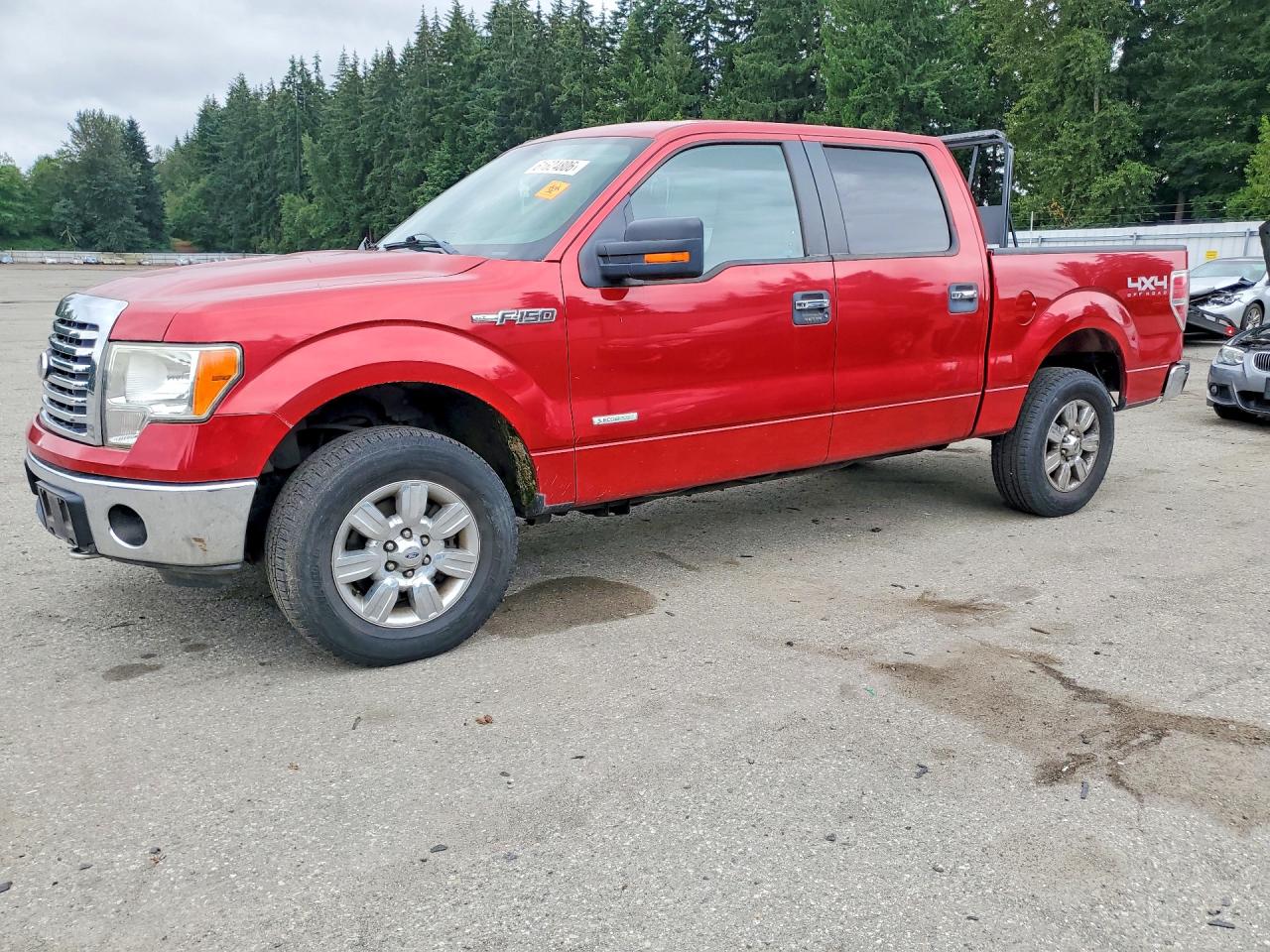 2011 Ford F150 Supercrew Красный vin: 1FTFW1ET9BFC92703