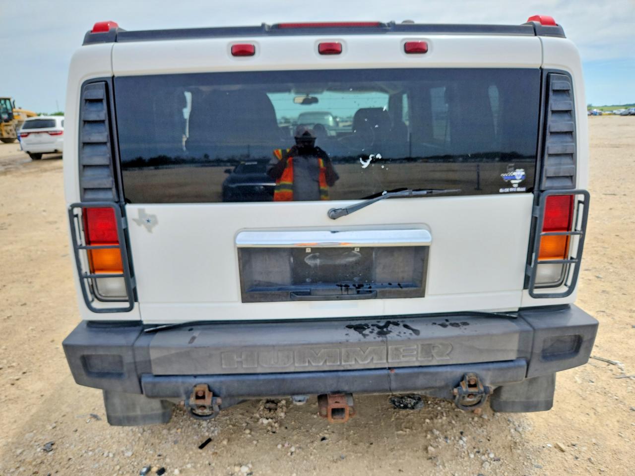 2003 Hummer H2 Белый vin: 5GRGN23U53H122951