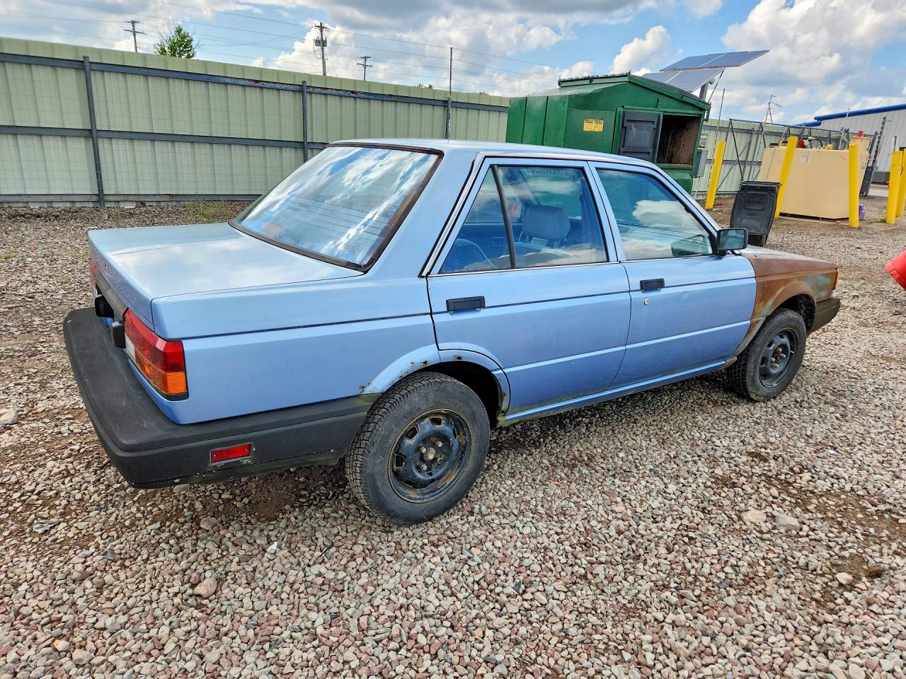 1988 Nissan Sentra E Blue vin: JN1PB21S7JU547980