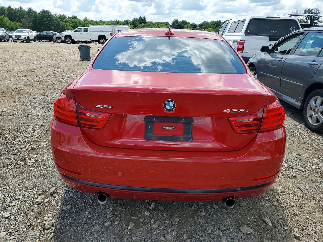 2015 Bmw 435 Xi Red vin: WBA3R5C52FK189199