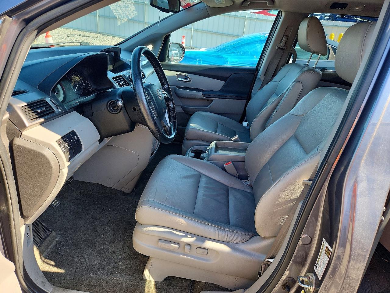 2014 Honda Odyssey Exl Gray vin: 5FNRL5H62EB075280