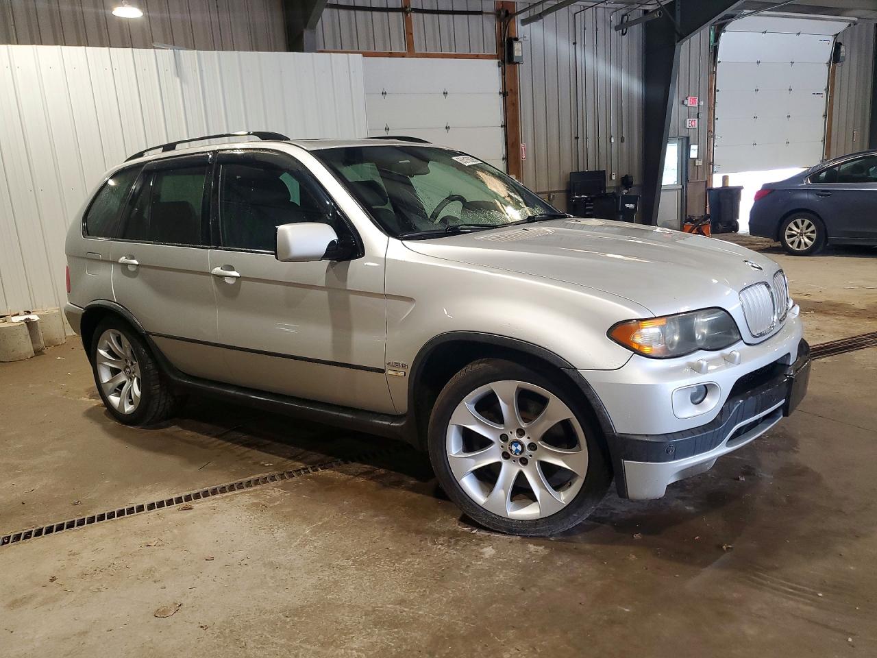 2006 Bmw X5 4.8is Silver vin: 5UXFA93506LE83792