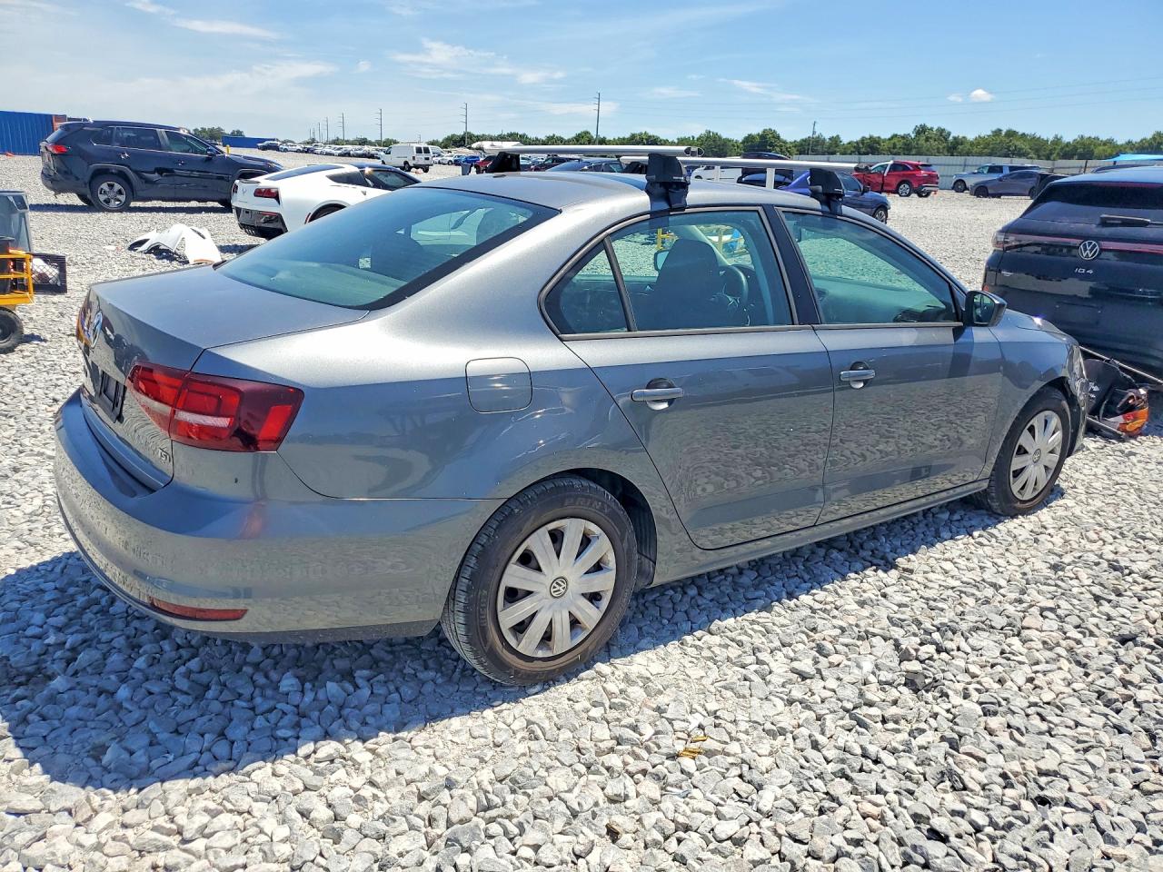 2016 Volkswagen Jetta S Серый vin: 3VW267AJ4GM219975