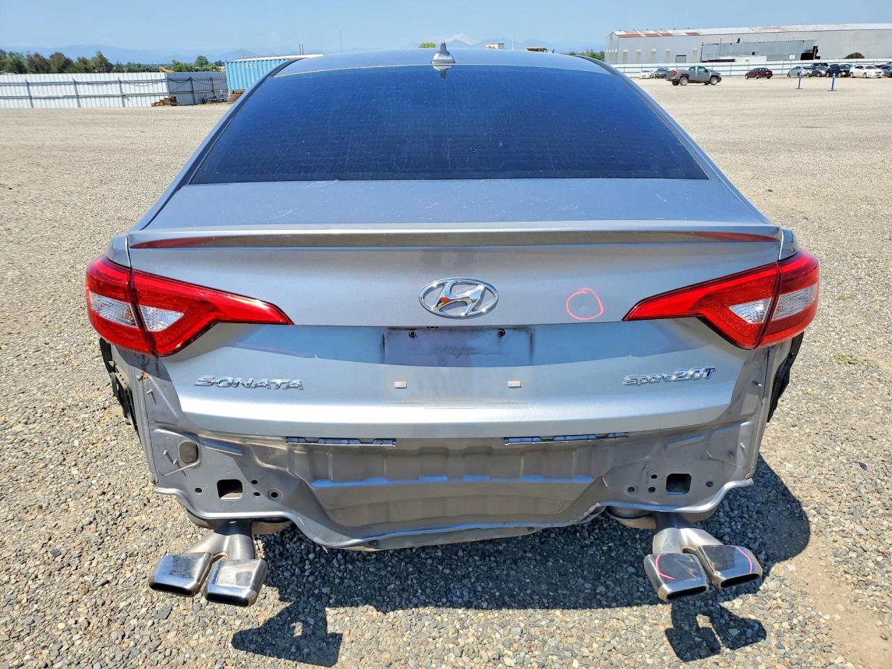 2017 Hyundai Sonata Sport 2.0t Серебряный vin: 5NPE34ABXHH579047