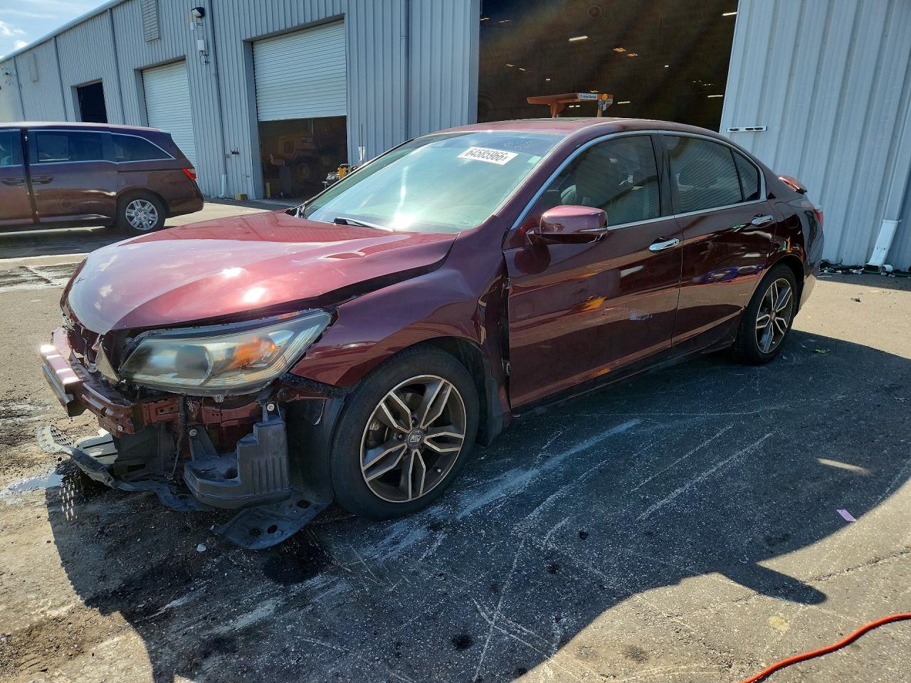 2014 Honda Accord Exl Maroon vin: 1HGCR3F87EA033226