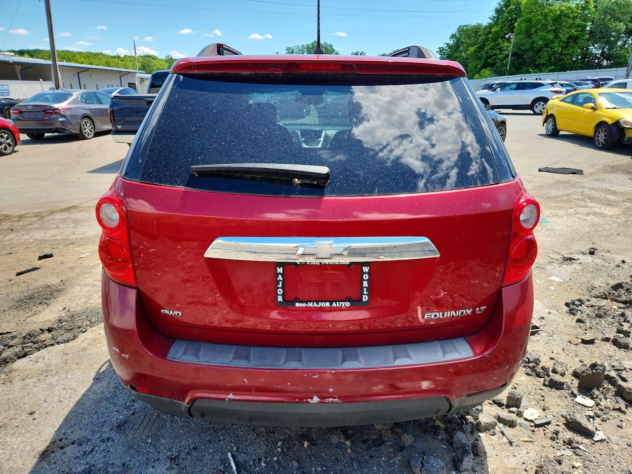 2014 Chevrolet Equinox Lt Red vin: 2GNFLFEK5E6361714