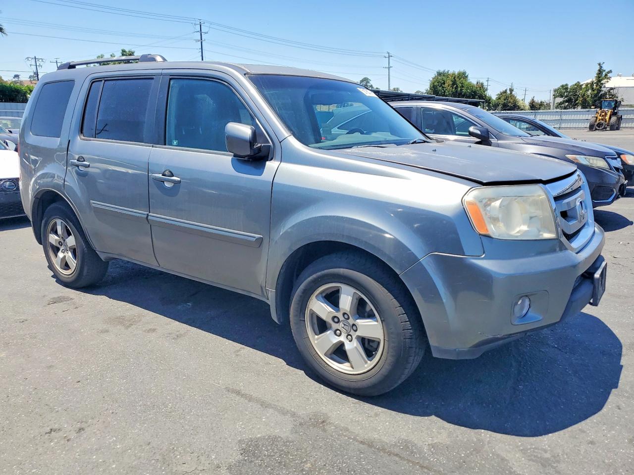 2009 Honda Pilot Exl Gray vin: 5FNYF38529B002611