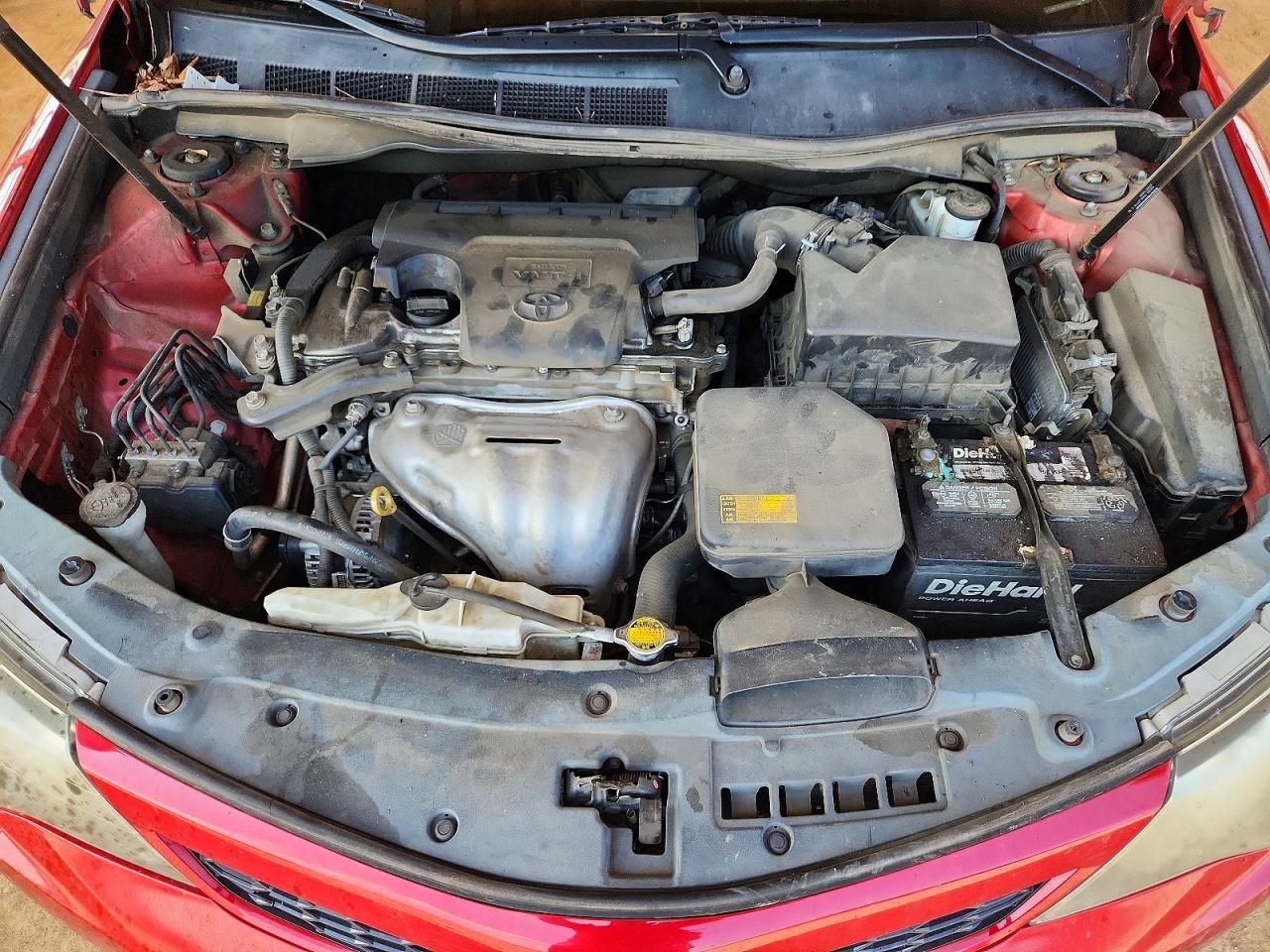2012 Toyota Camry Se Red vin: 4T1BF1FK8CU615412
