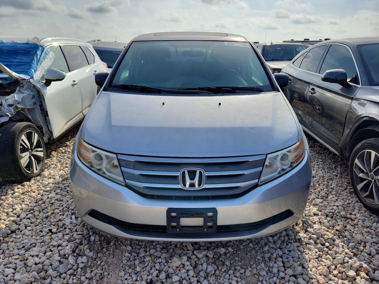 2013 Honda Odyssey Exl Silver vin: 5FNRL5H66DB068461