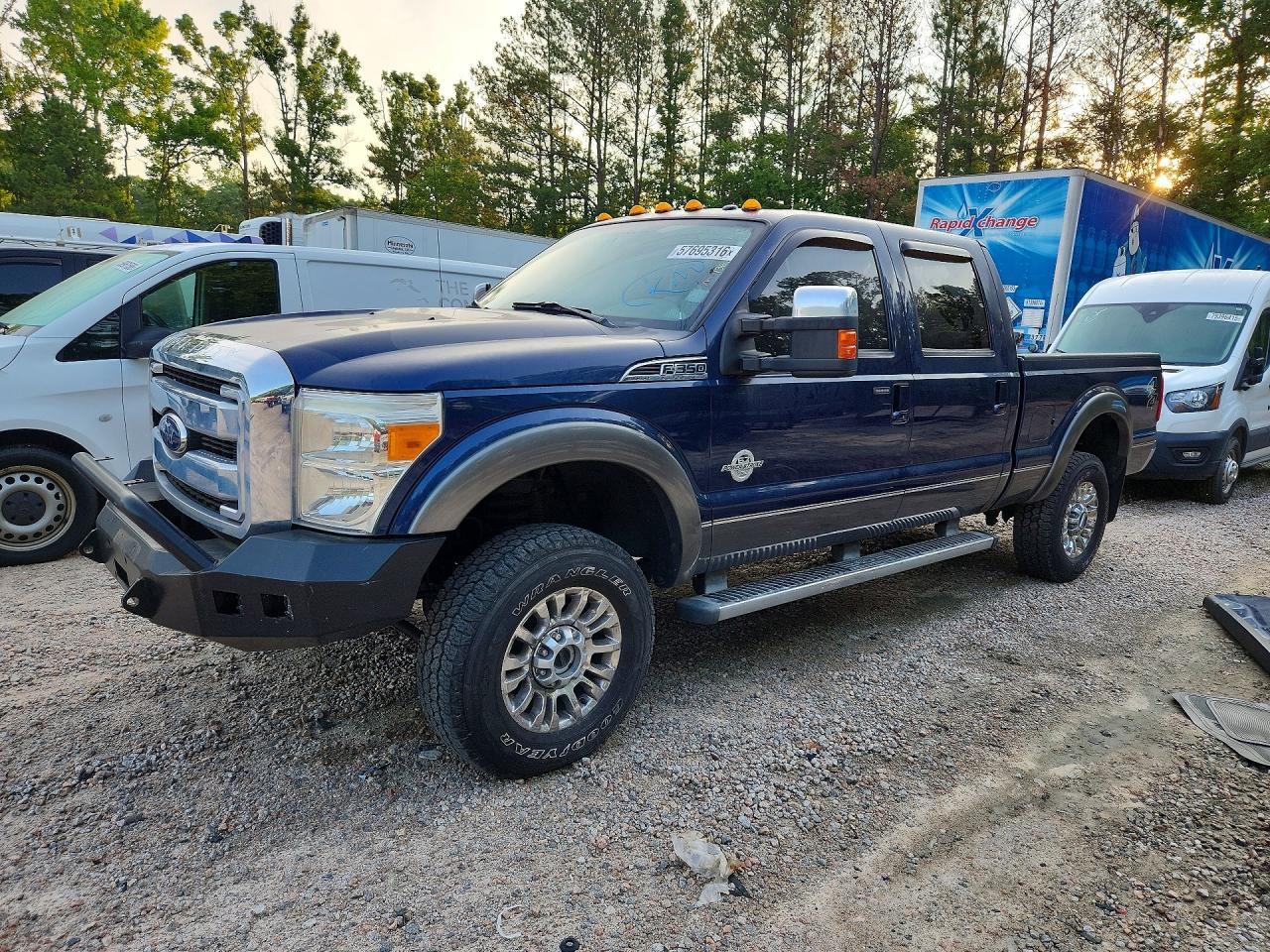 2011 Ford F350 Super Duty Blue vin: 1FT8W3BT8BEA21985