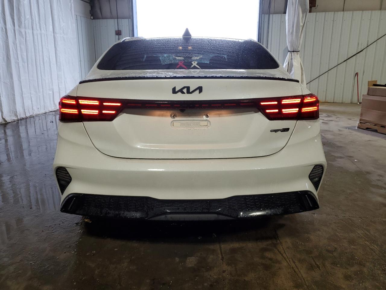 2023 Kia Forte Gt Line White vin: 3KPF54AD6PE516675