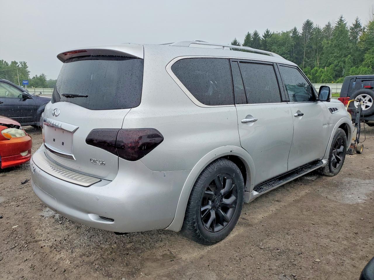 2011 Infiniti Qx56 Base Silver vin: JN8AZ2ND8B9701521