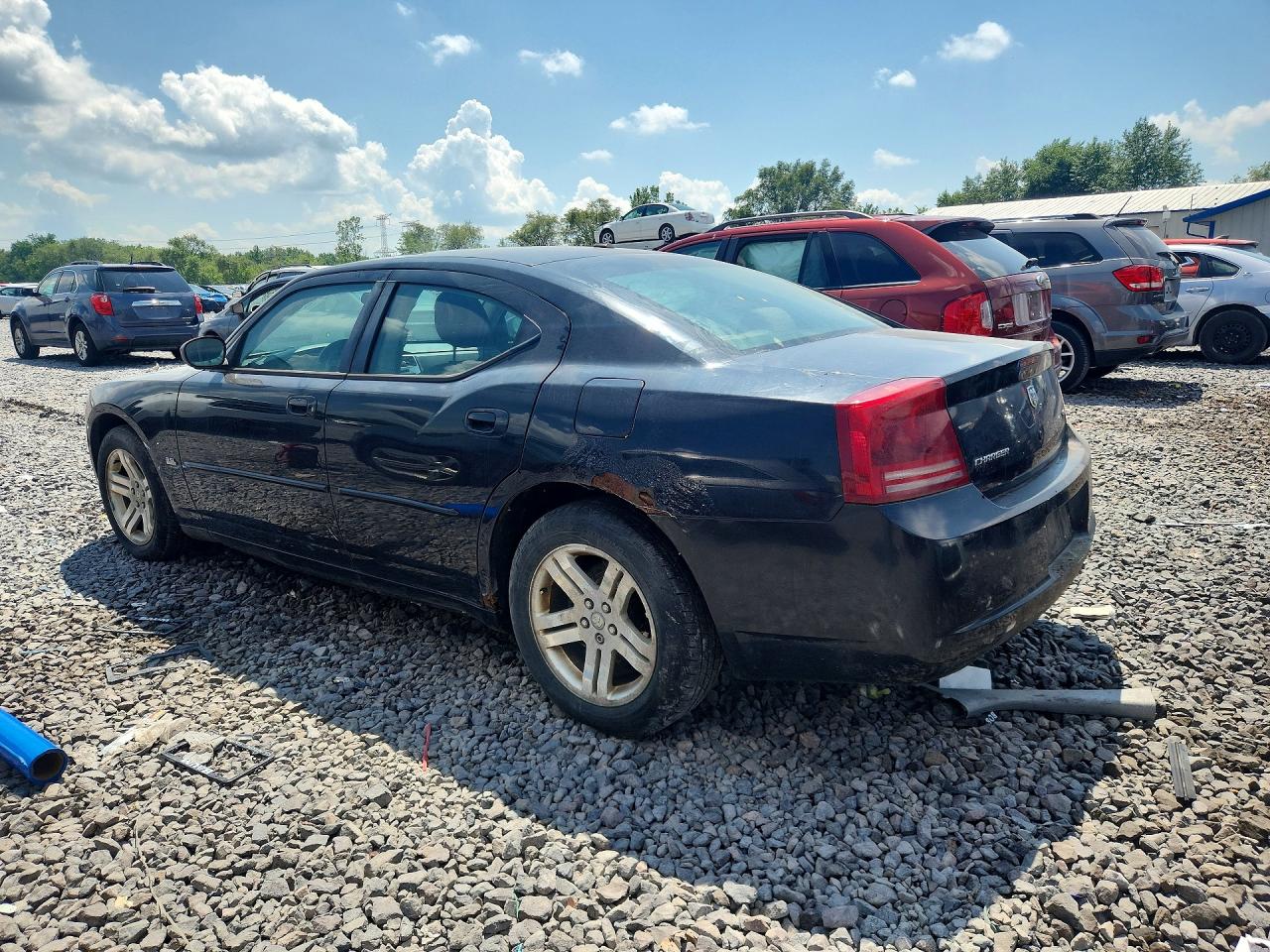 2007 Dodge Charger Se Black vin: 2B3KA43G17H637153