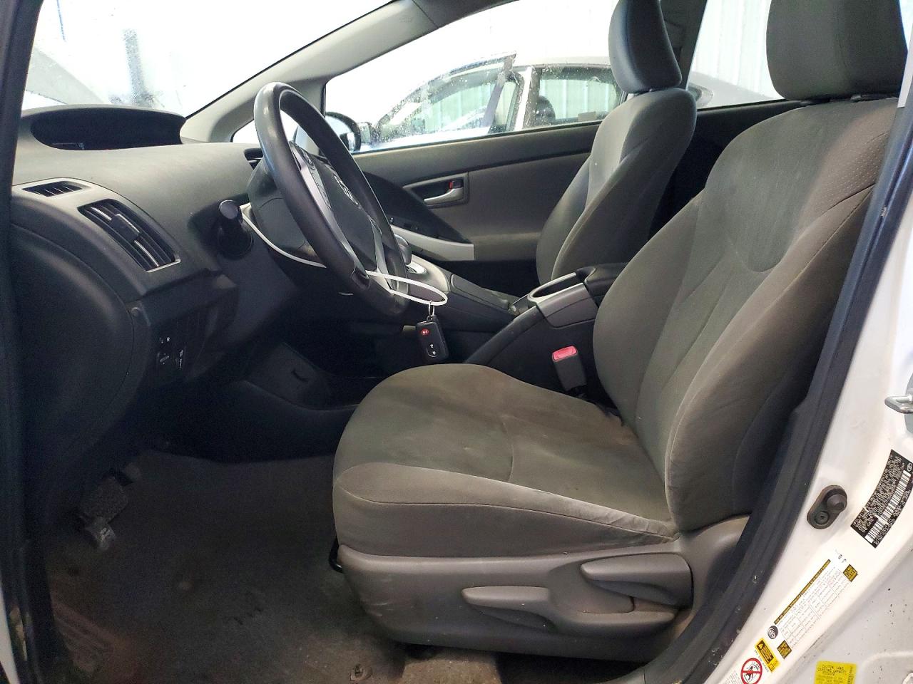 2012 Toyota Prius Two White vin: JTDKN3DU1C5452975