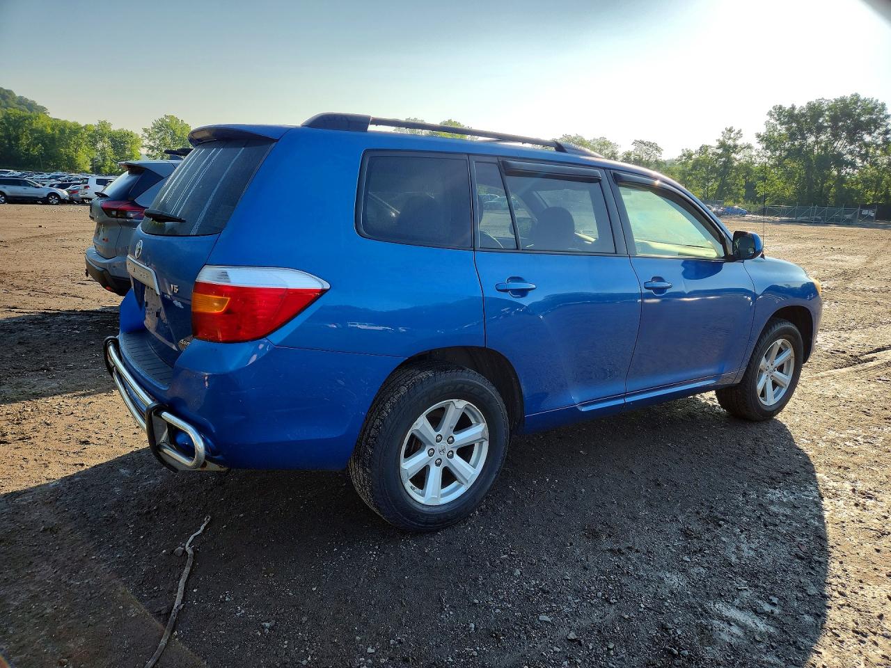 2008 Toyota Highlander Base Синий vin: JTEES41A282072957
