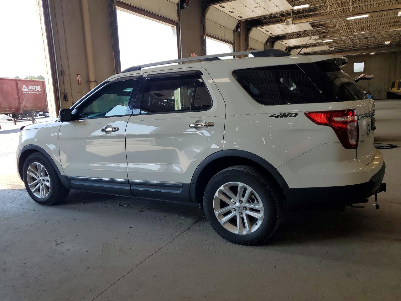 2012 Ford Explorer Xlt White vin: 1FMHK8D87CGA65124