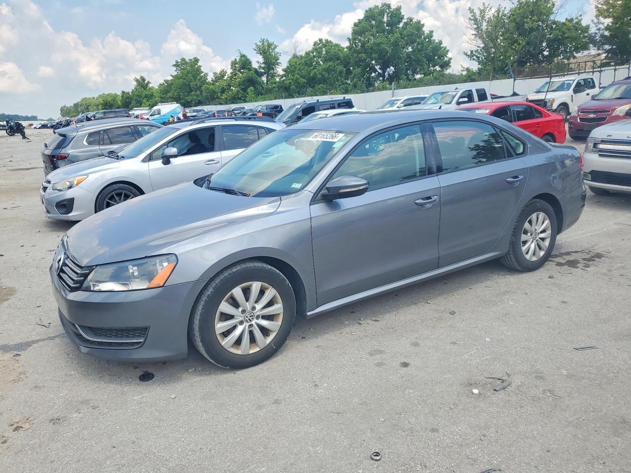 2012 Volkswagen Passat S Charcoal vin: 1VWAP7A37CC082939