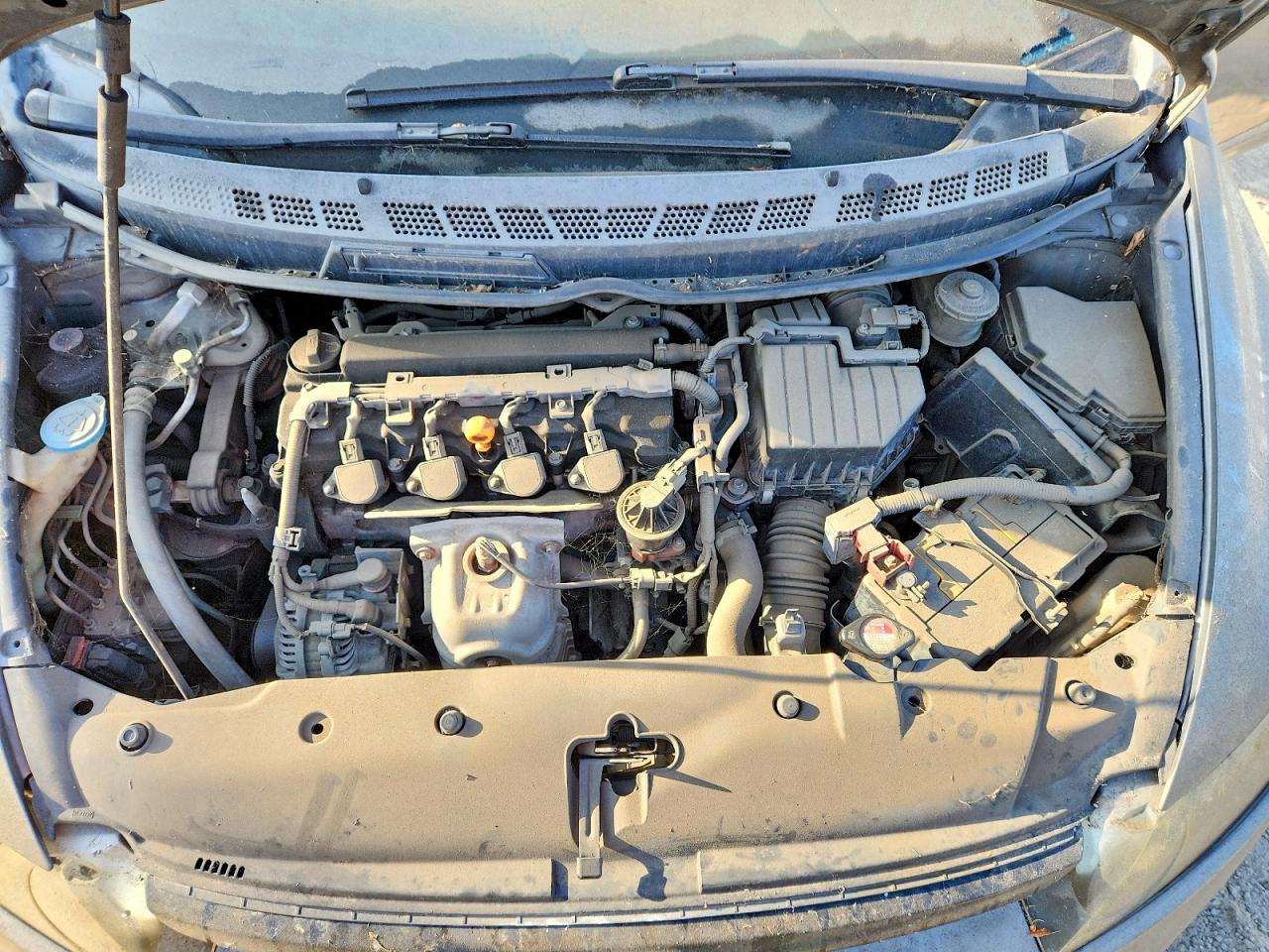 2006 Honda Civic Lx Gray vin: 1HGFA16556L141946
