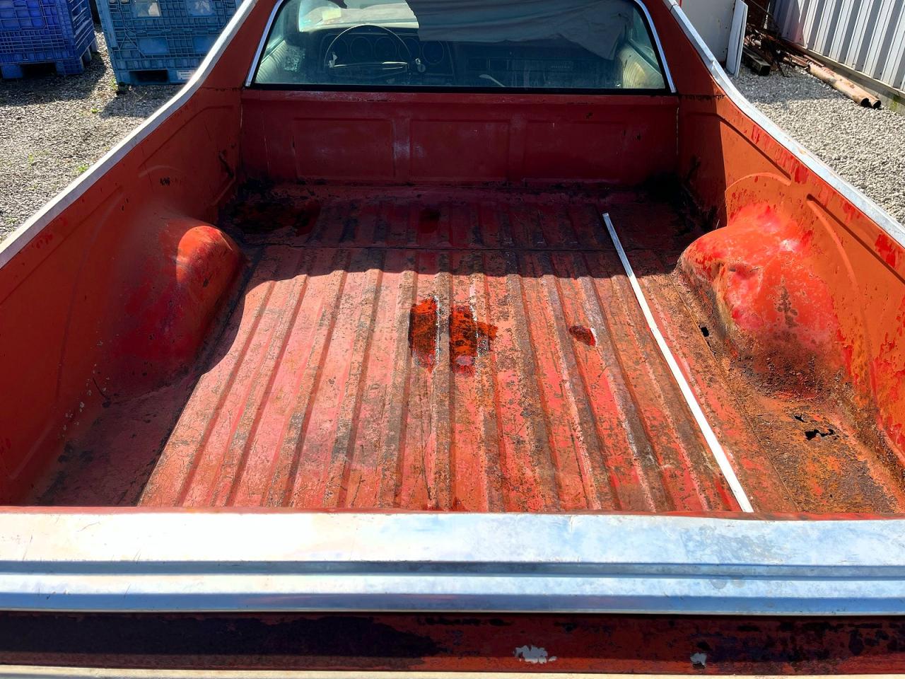 1973 Ford Ranchero Squire Red vin: 3A49N149648