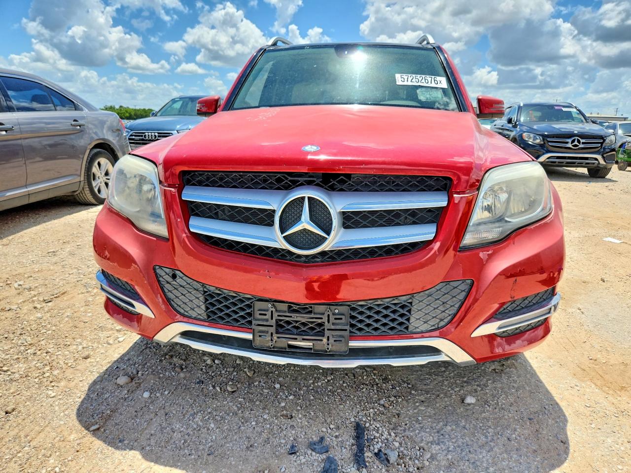 2014 Mercedes-benz Glk 350 Red vin: WDCGG5HB4EG323375