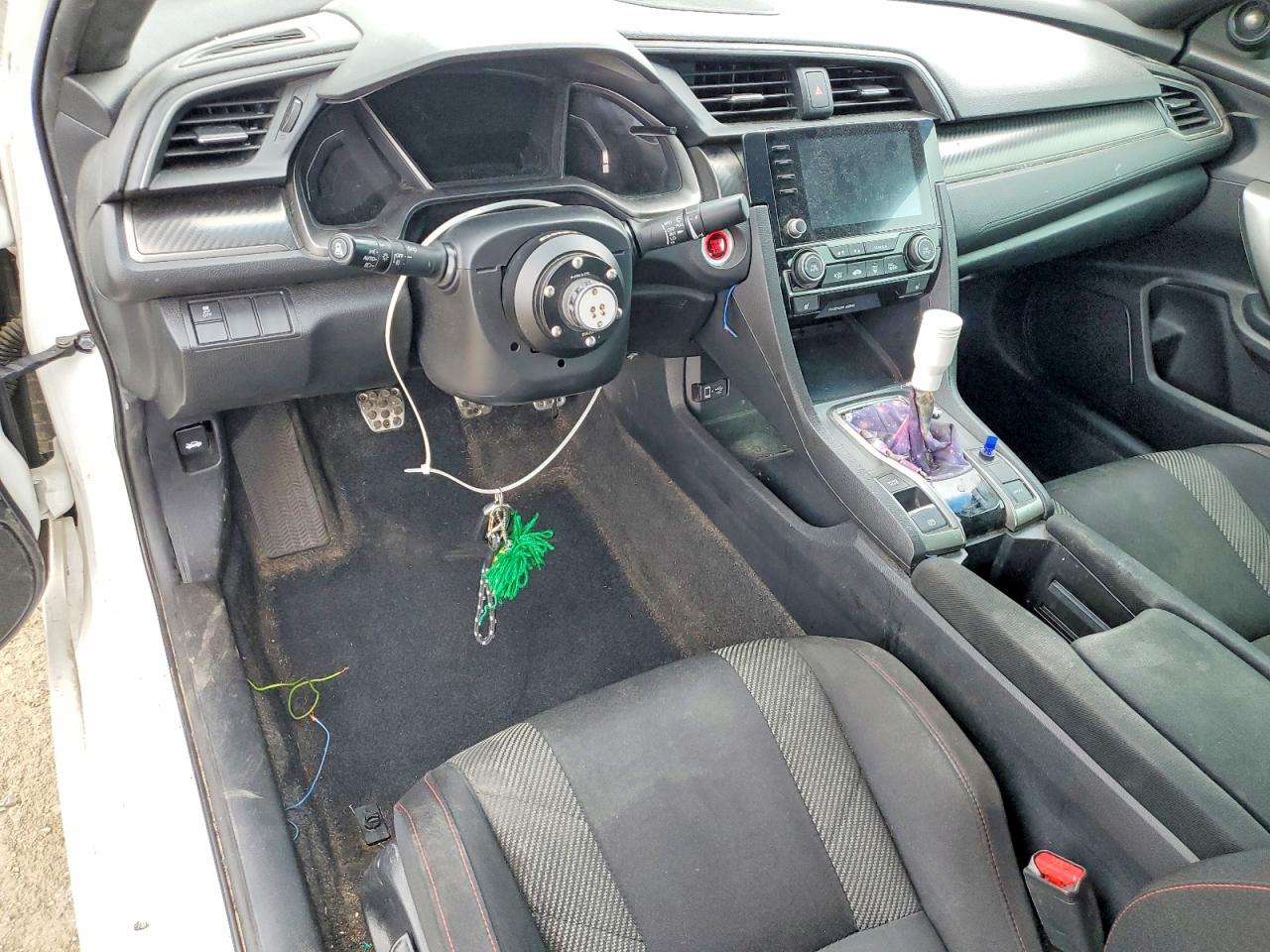 2019 Honda Civic Si White vin: 2HGFC3A50KH753279