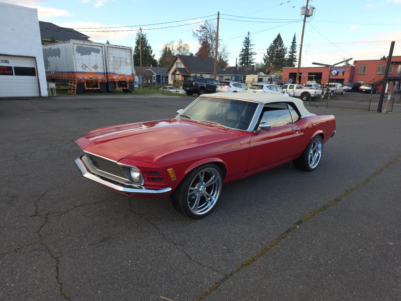 1970 Ford Mustang Red vin: 0F03F135609