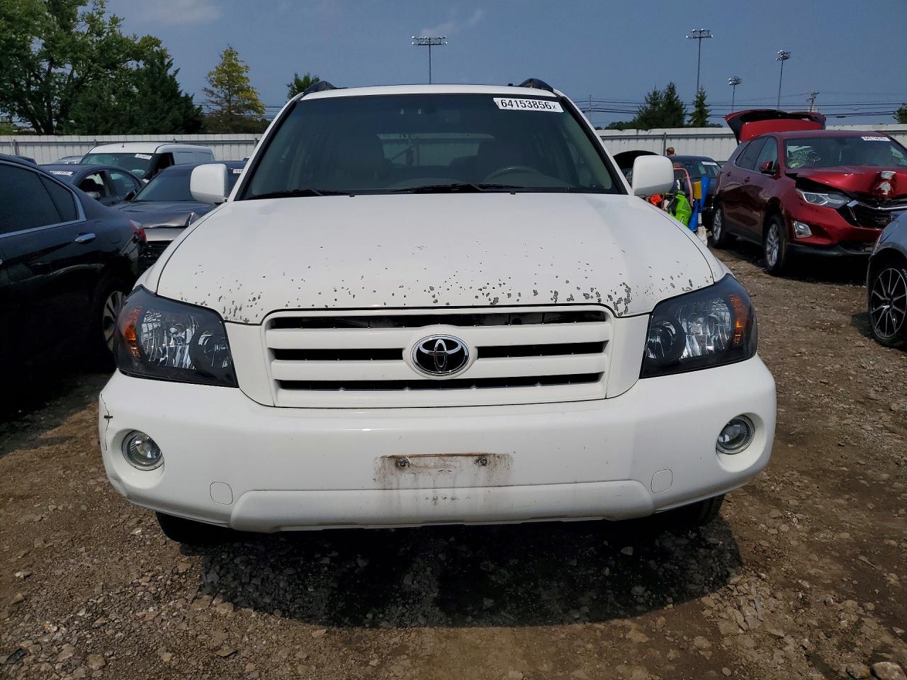 2007 Toyota Highlander Limited White vin: JTEEP21A670203386