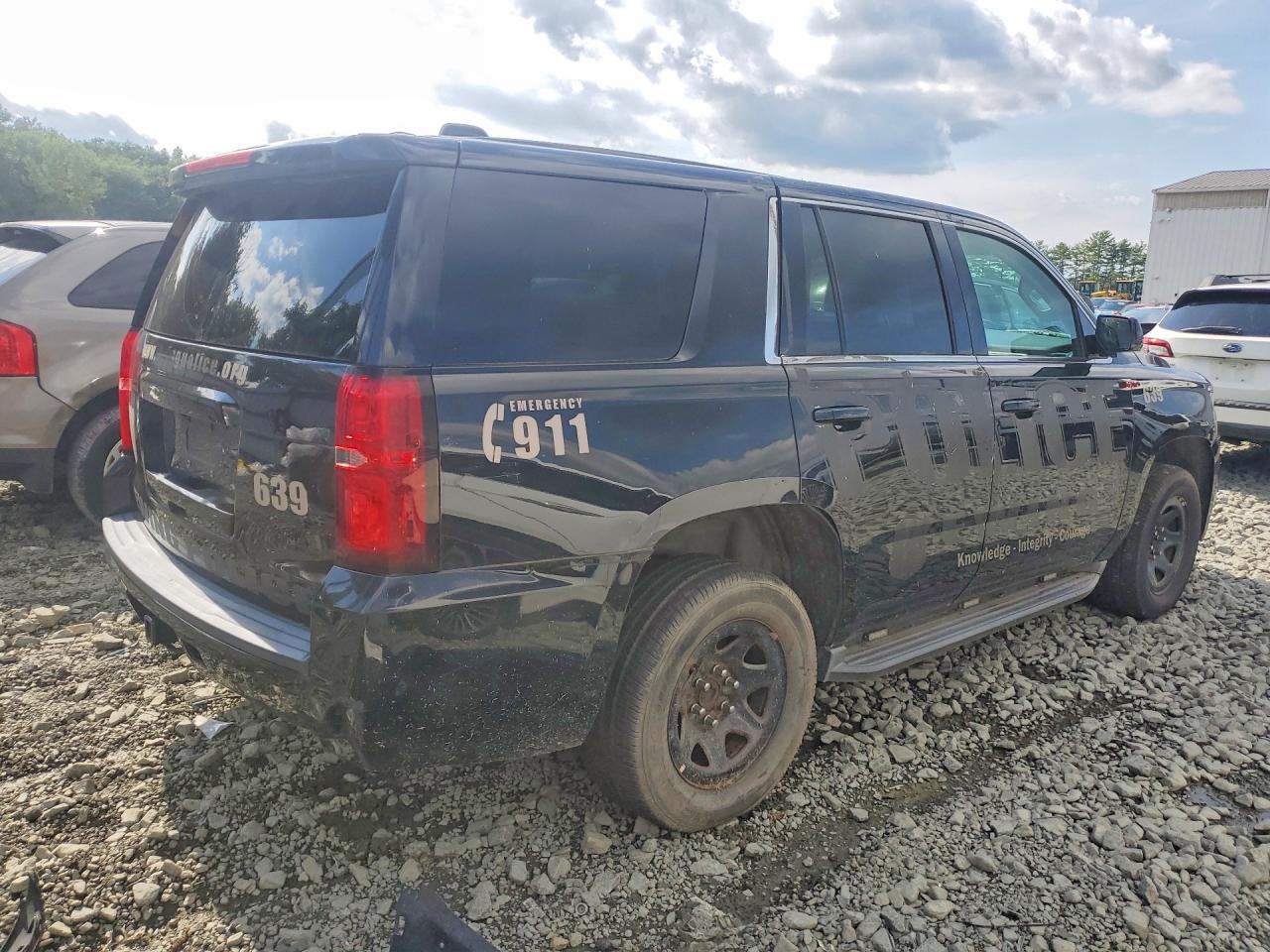 2015 Chevrolet Tahoe Police Black vin: 1GNSK2EC9FR654668