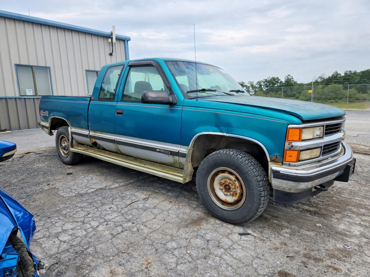 1995 Chevrolet Gmt-400 K1500 Green vin: 2GCEK19K0S1100438
