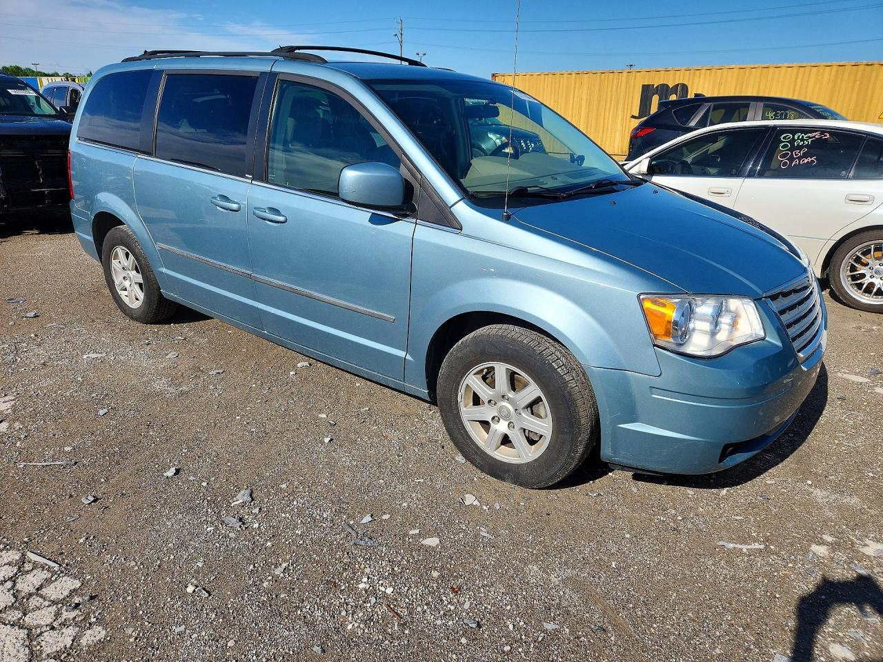 2010 Chrysler Town & Country Touring Blue vin: 2A4RR5D13AR110619